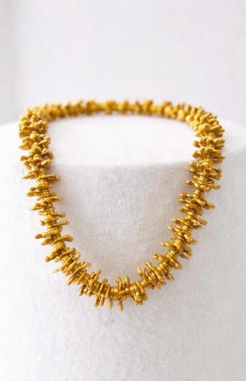 Handmade Gold Tone Forever Lei | Minimalist Hawaiian Jewelry Alternative