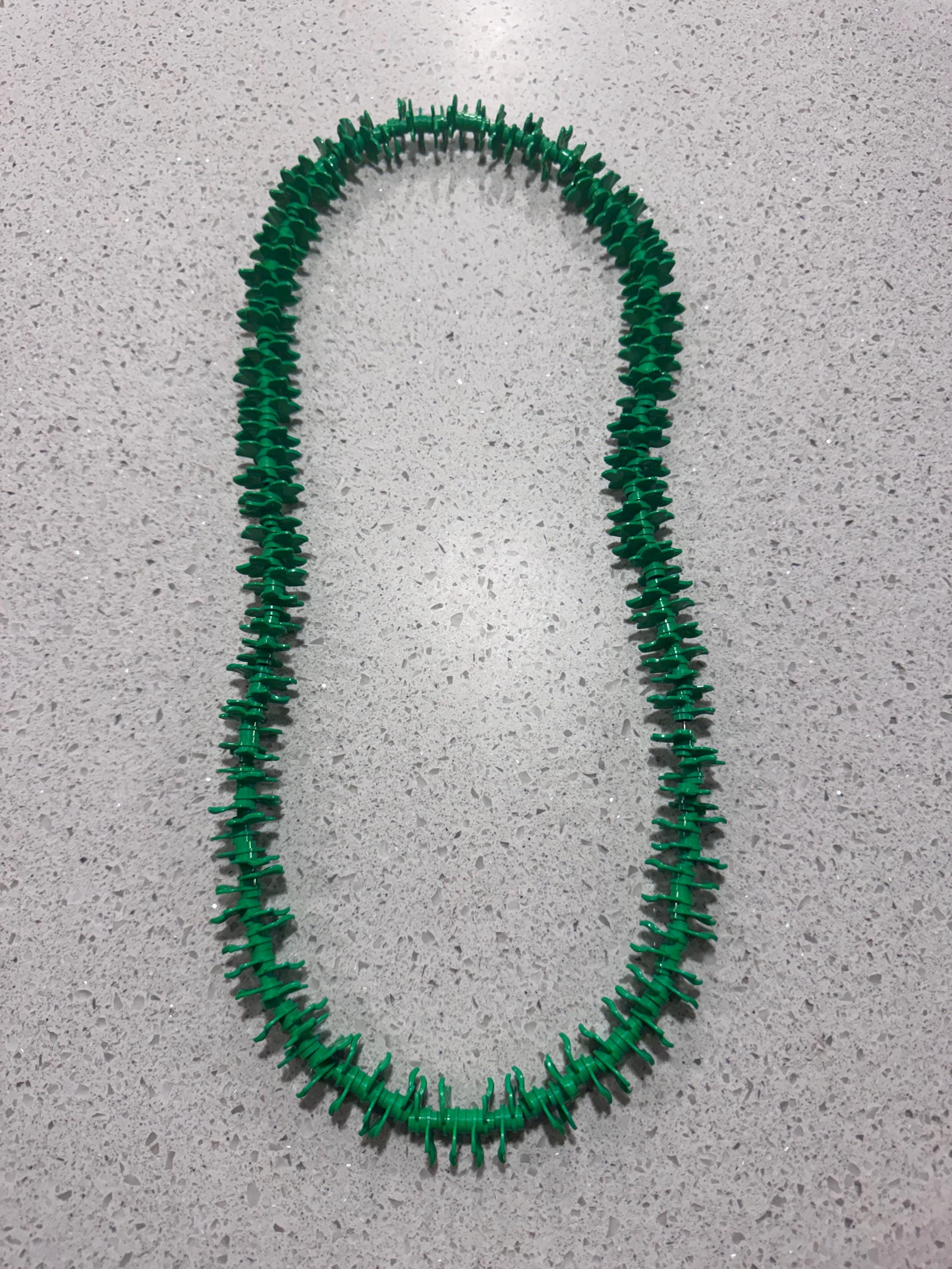 Green Forever Lei | Hawaiian Graduation Keepsake | Island Style Celebration Necklace