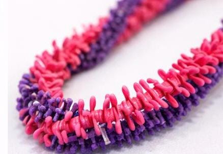 Pink Purple Forever Lei | Hawaiian Keiki Graduation Keepsake Necklace