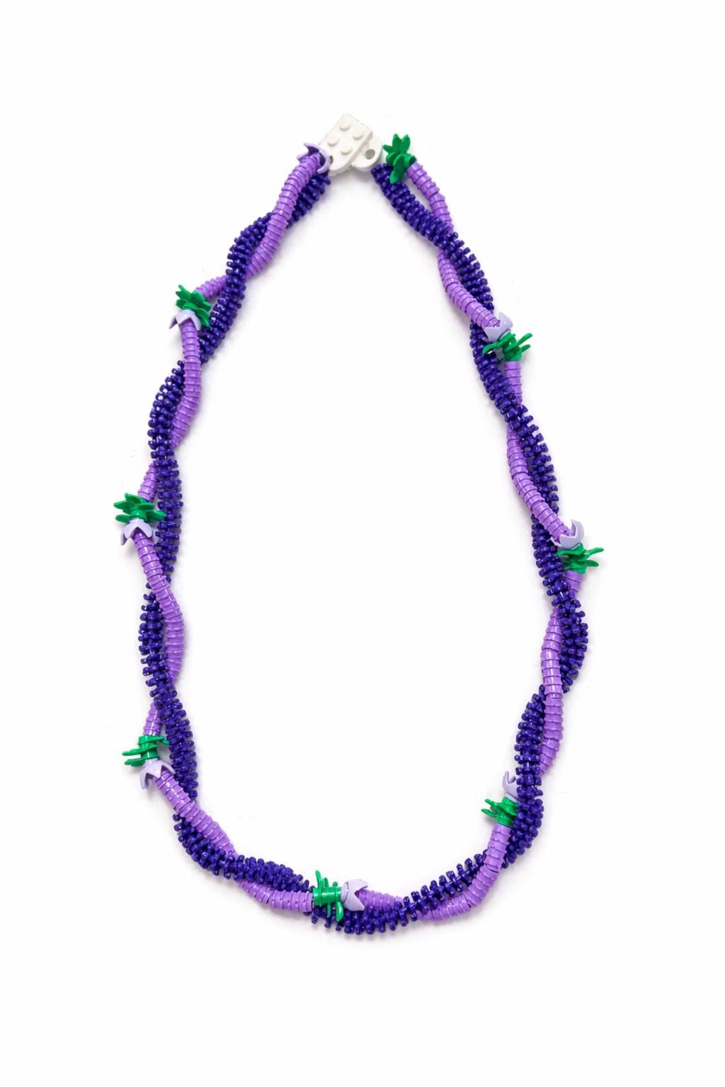 Purple Lavender Double Strand Forever Lei | Graduation Keepsake Necklace