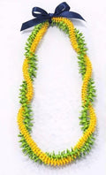 Handmade Forever Lei | Yellow Green Hawaiian Graduation Keepsake