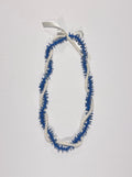 Royal Blue White Graduation Lei | Kailua High School Lei | Forever Lei Hawaii | Handmade Blue White Lei | LEGO Flower Lei | Class of 2026