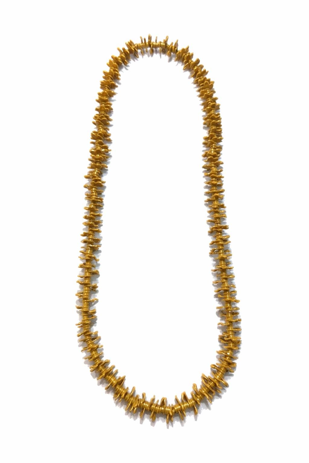 Handmade Gold Tone Forever Lei | Minimalist Hawaiian Jewelry Alternative